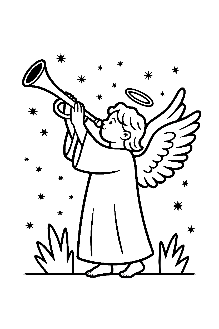 Angel Coloring Pages