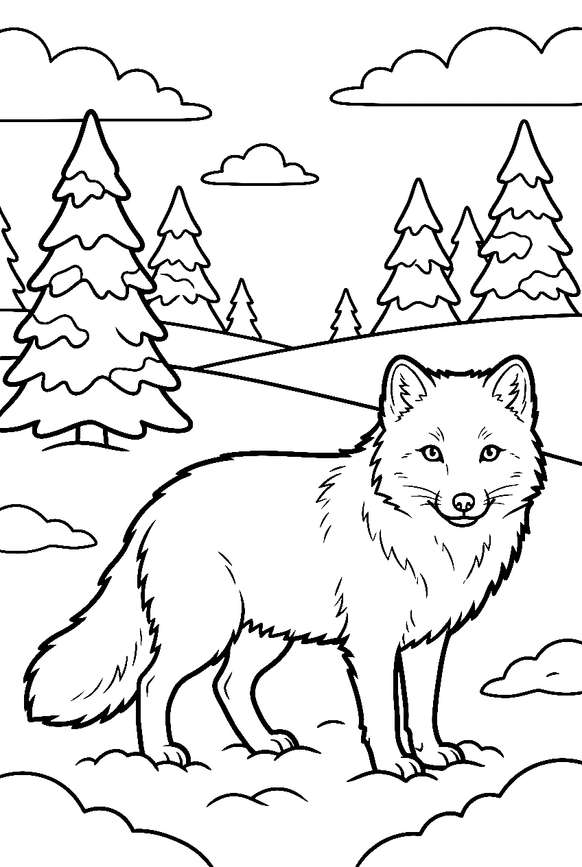 Fox Coloring Pages