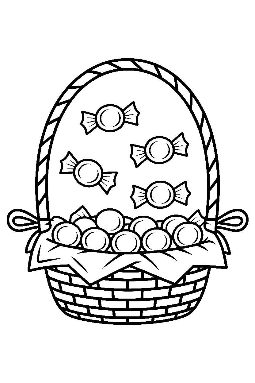 Candy Coloring Pages