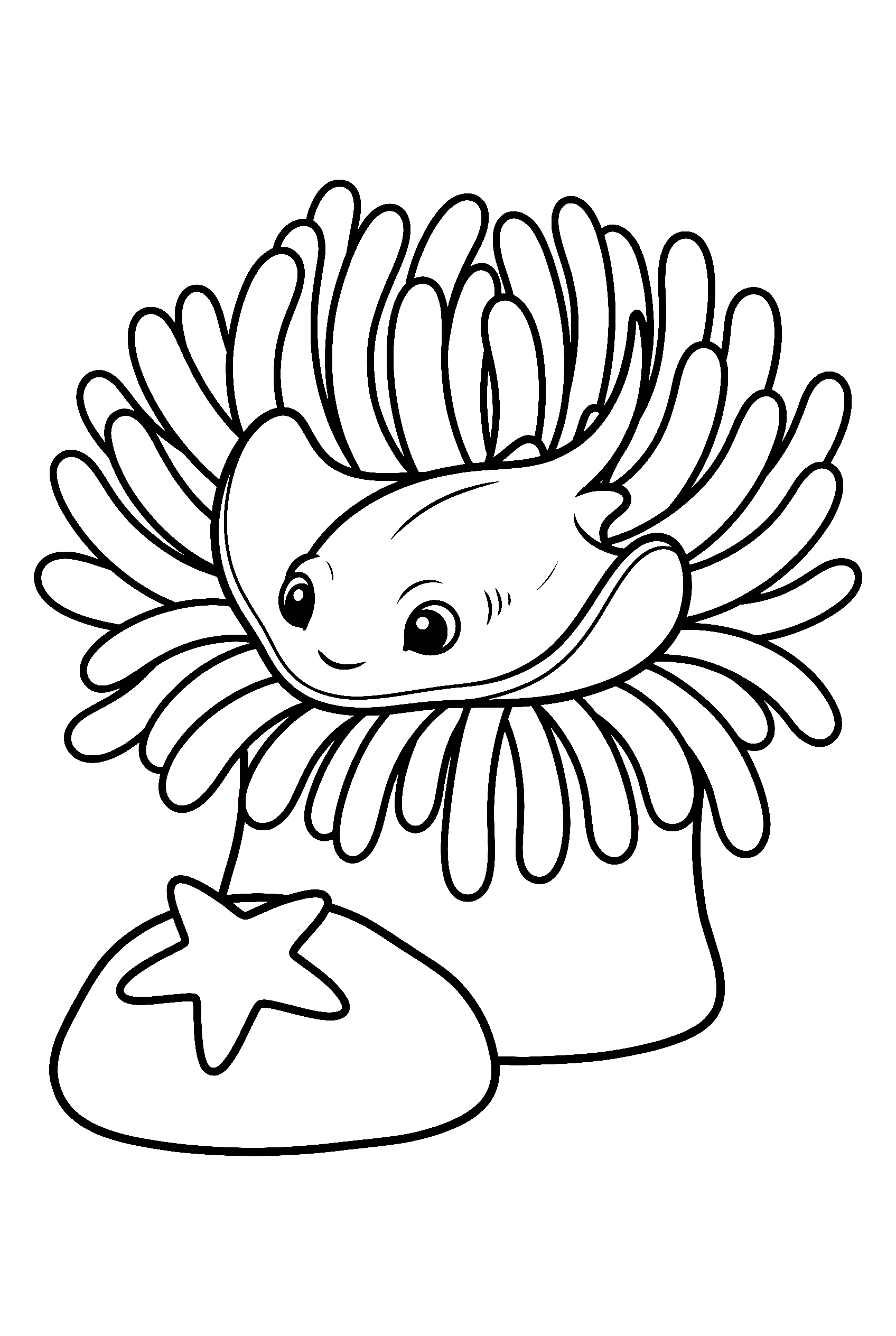 baby stingray anemone garden coloring pages