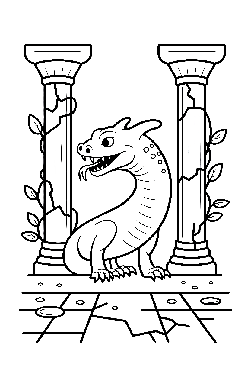 Creatures Coloring Pages