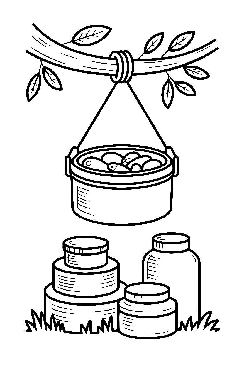 Camping Coloring Pages