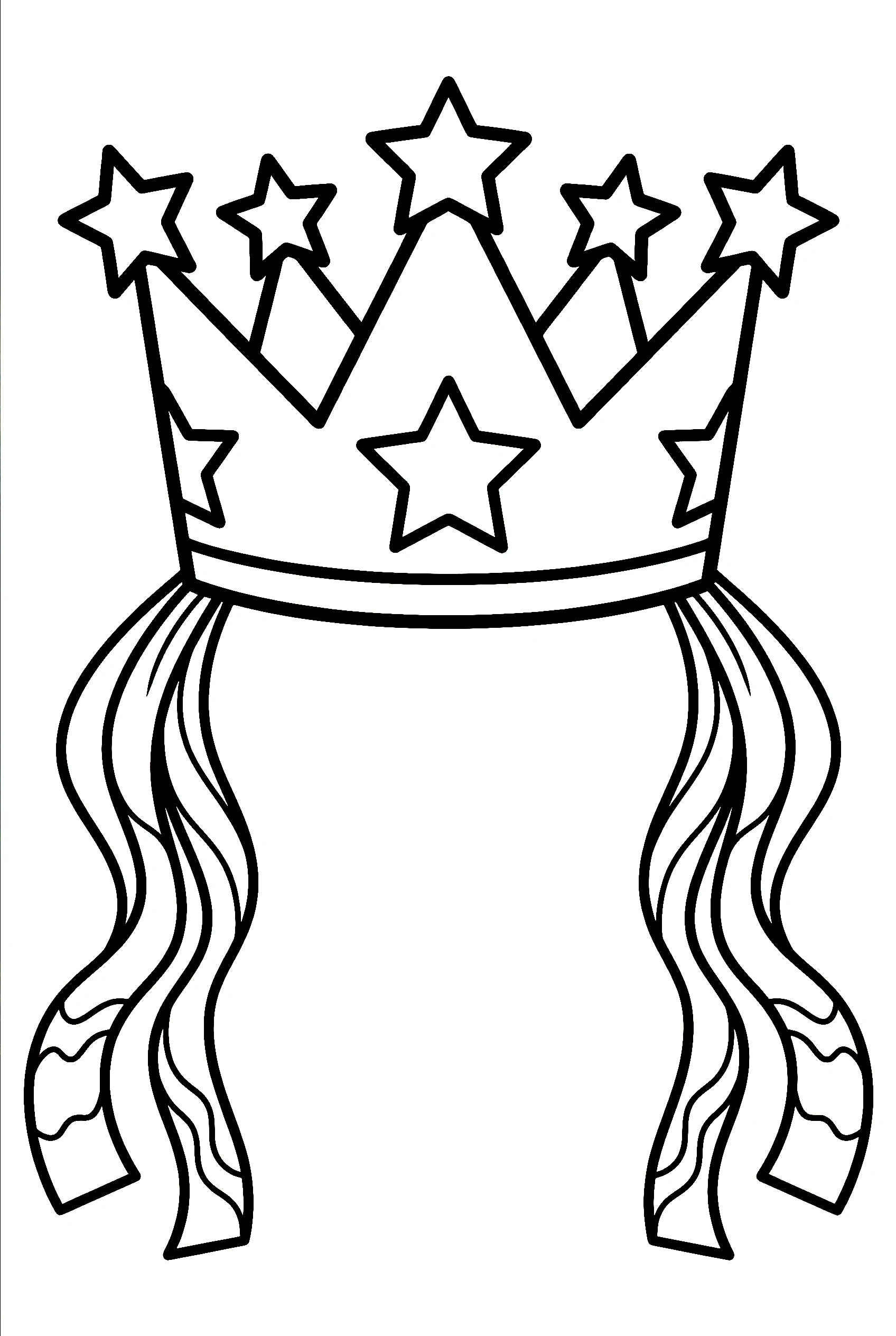 birthday celebration crown printable sheet