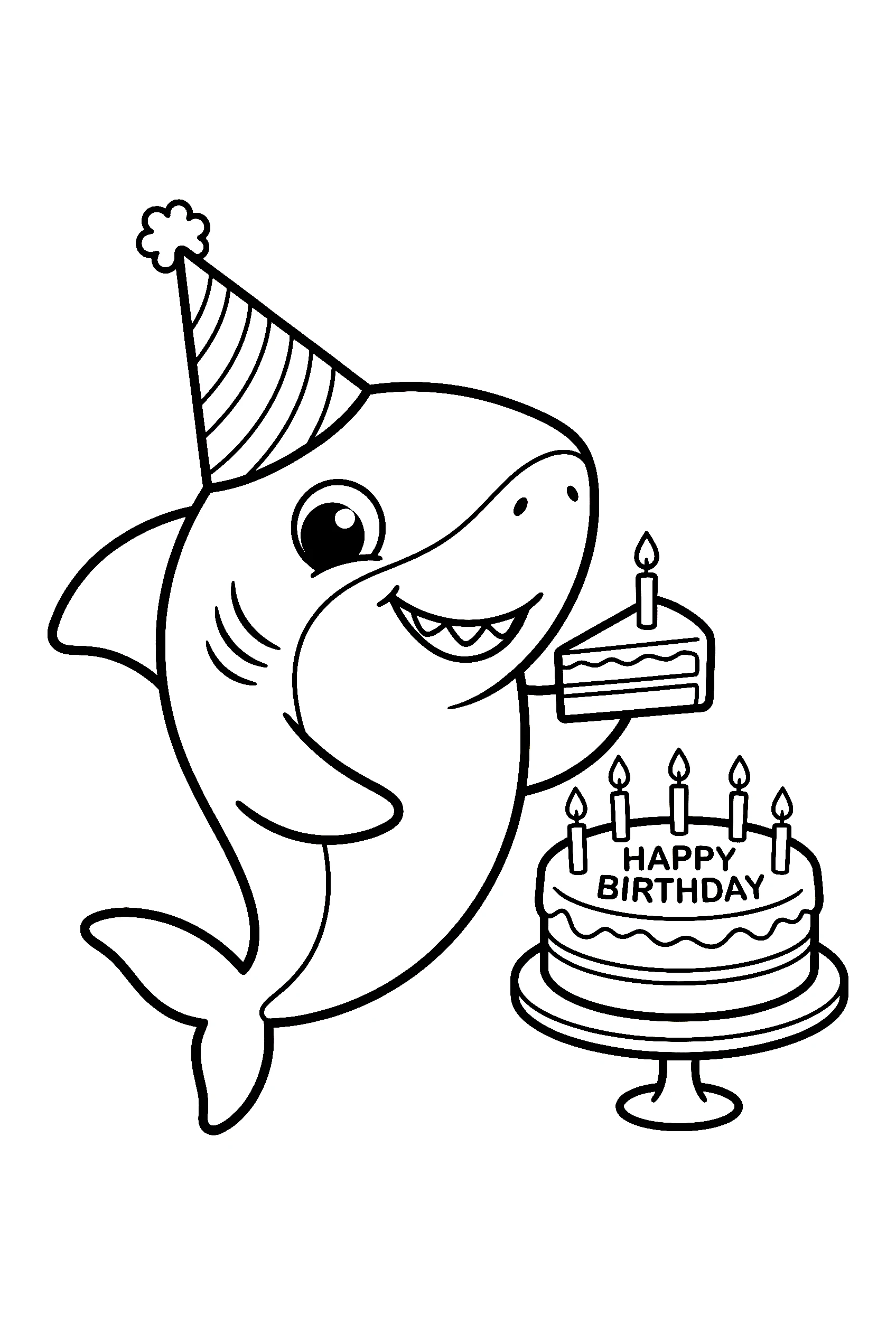 Baby Shark coloring pages