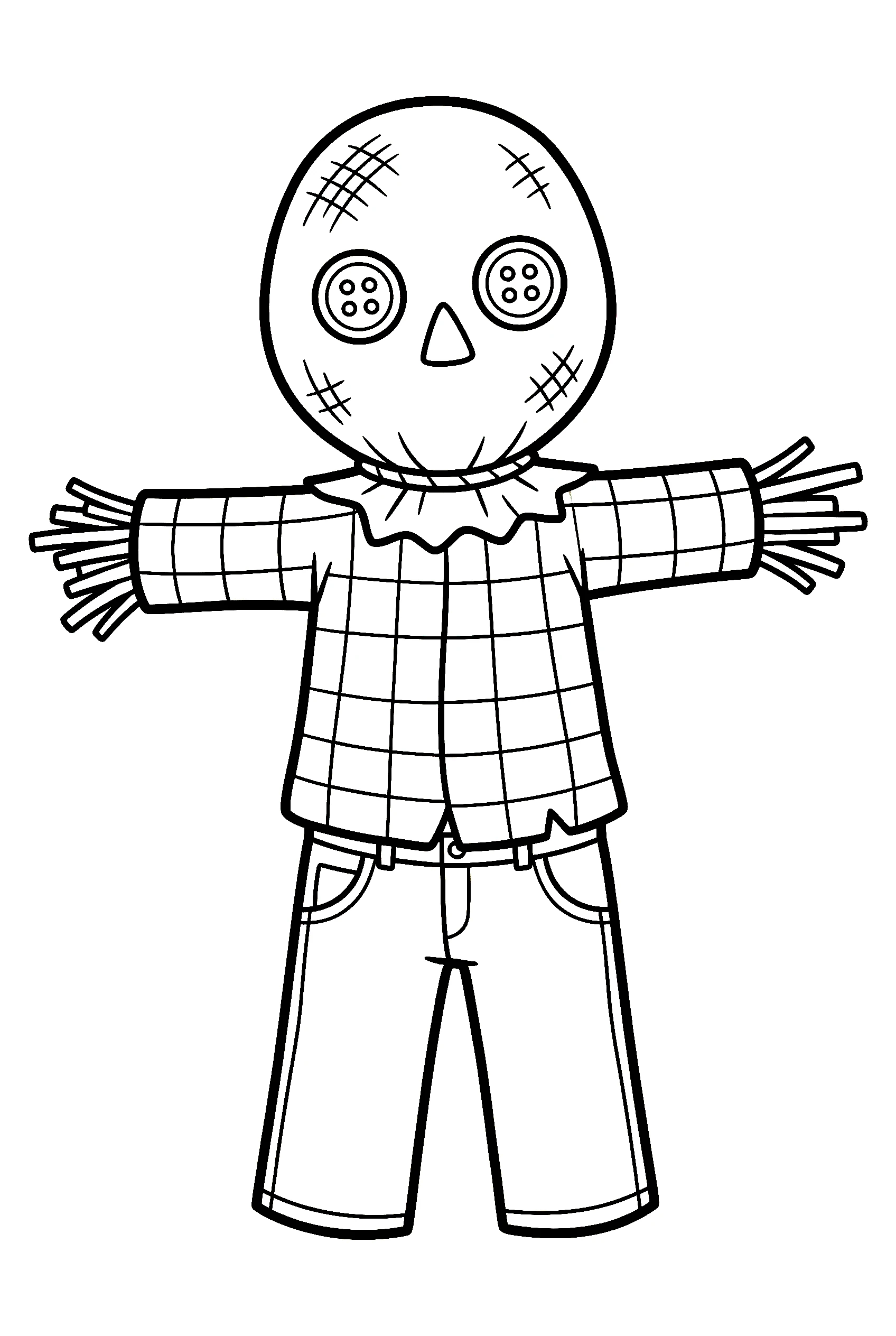 Scarecrow Coloring Pages