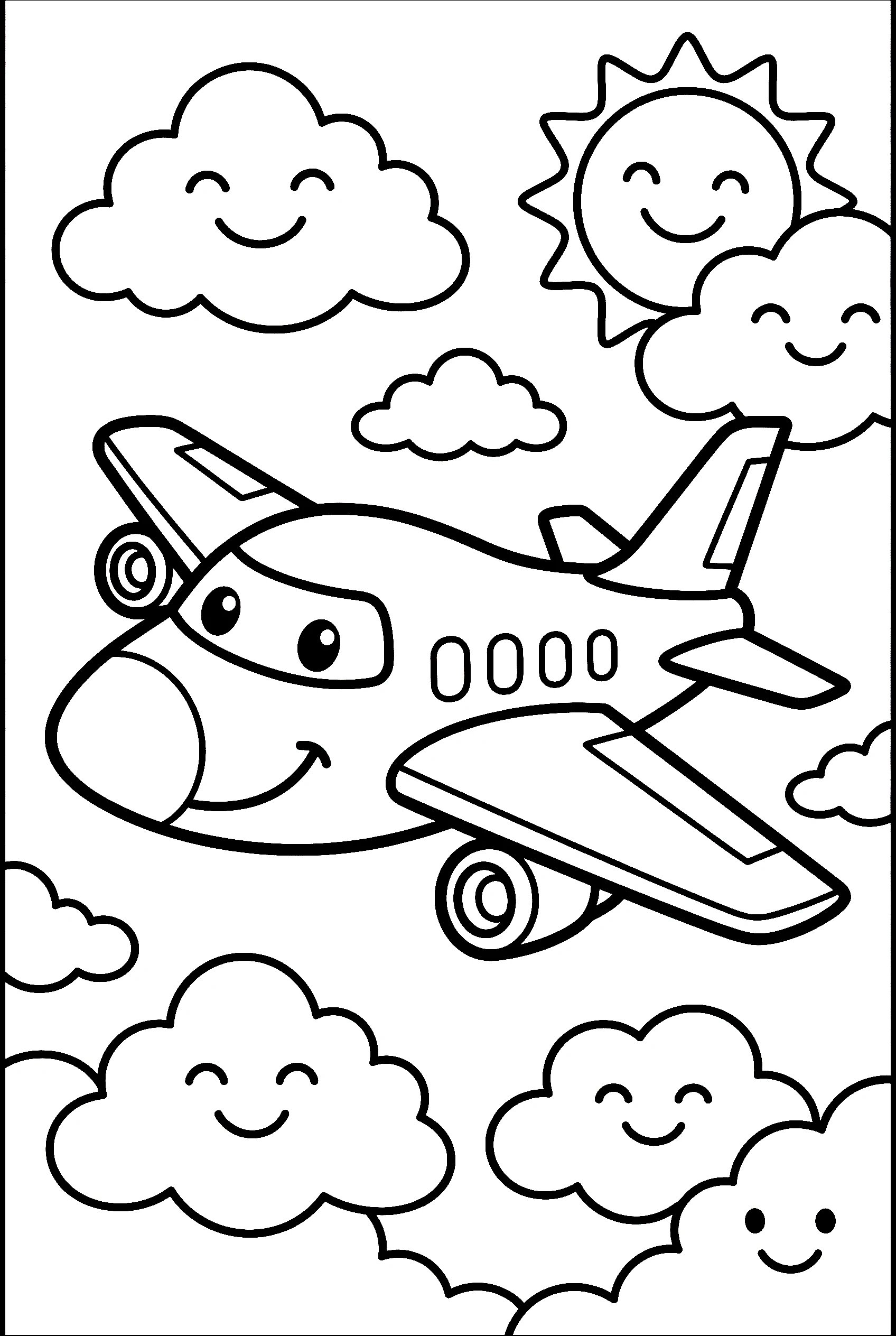 cartoon jet smiling face drawing cartoon jet smiling face drawing