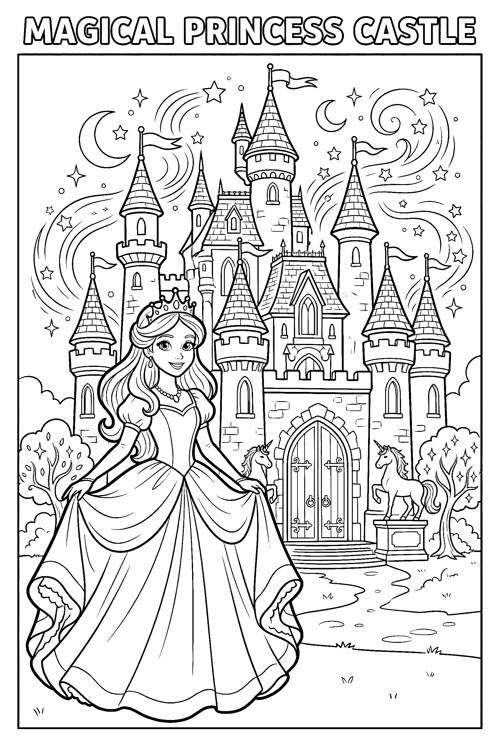 Princess Coloring Pages