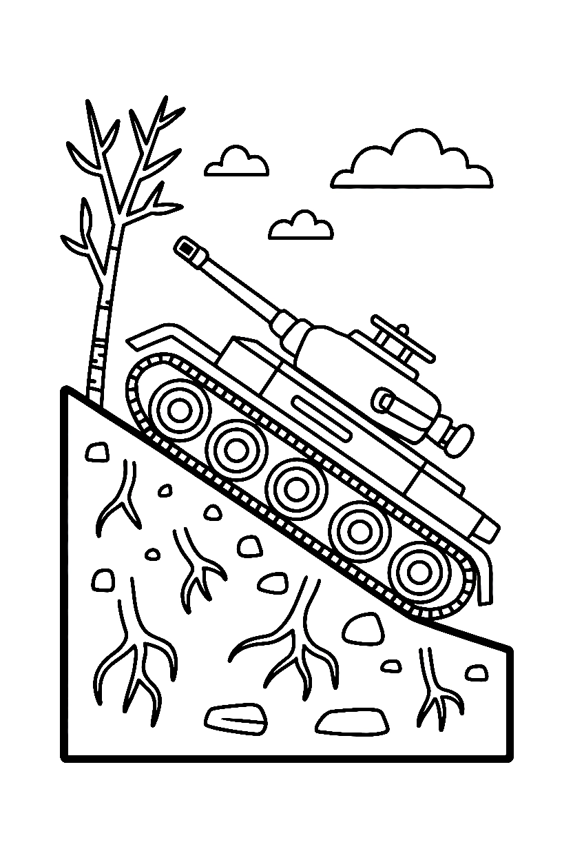 climbing incline tank drawing
