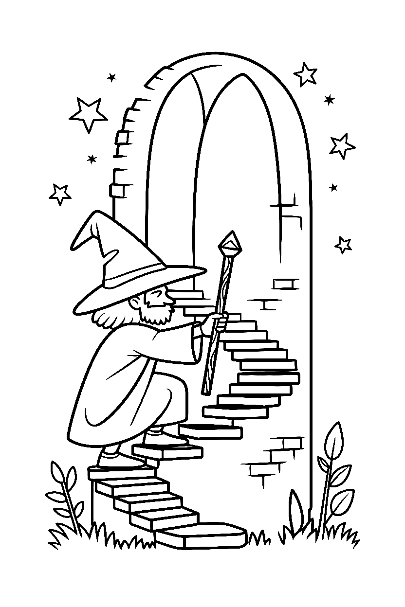 climbing stone steps wizard printable sheet climbing stone steps wizard printable sheet