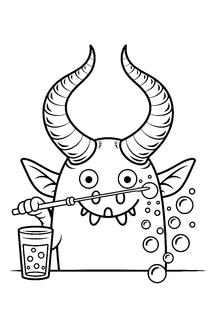 Monster Coloring Pages