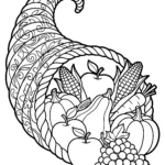 decorative-floral-pattern-cornucopia-printable-sheet