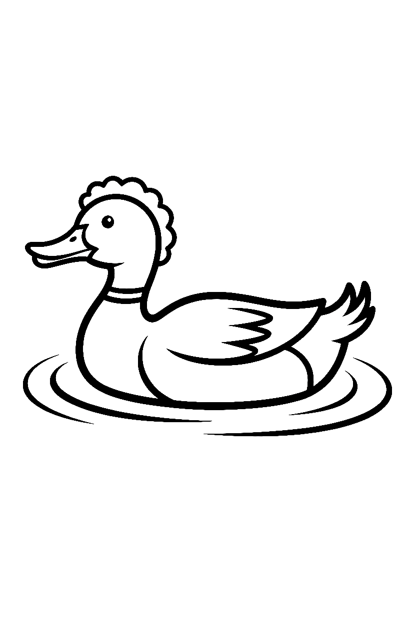 duck swimming wake pattern coloring pages duck swimming wake pattern coloring pages