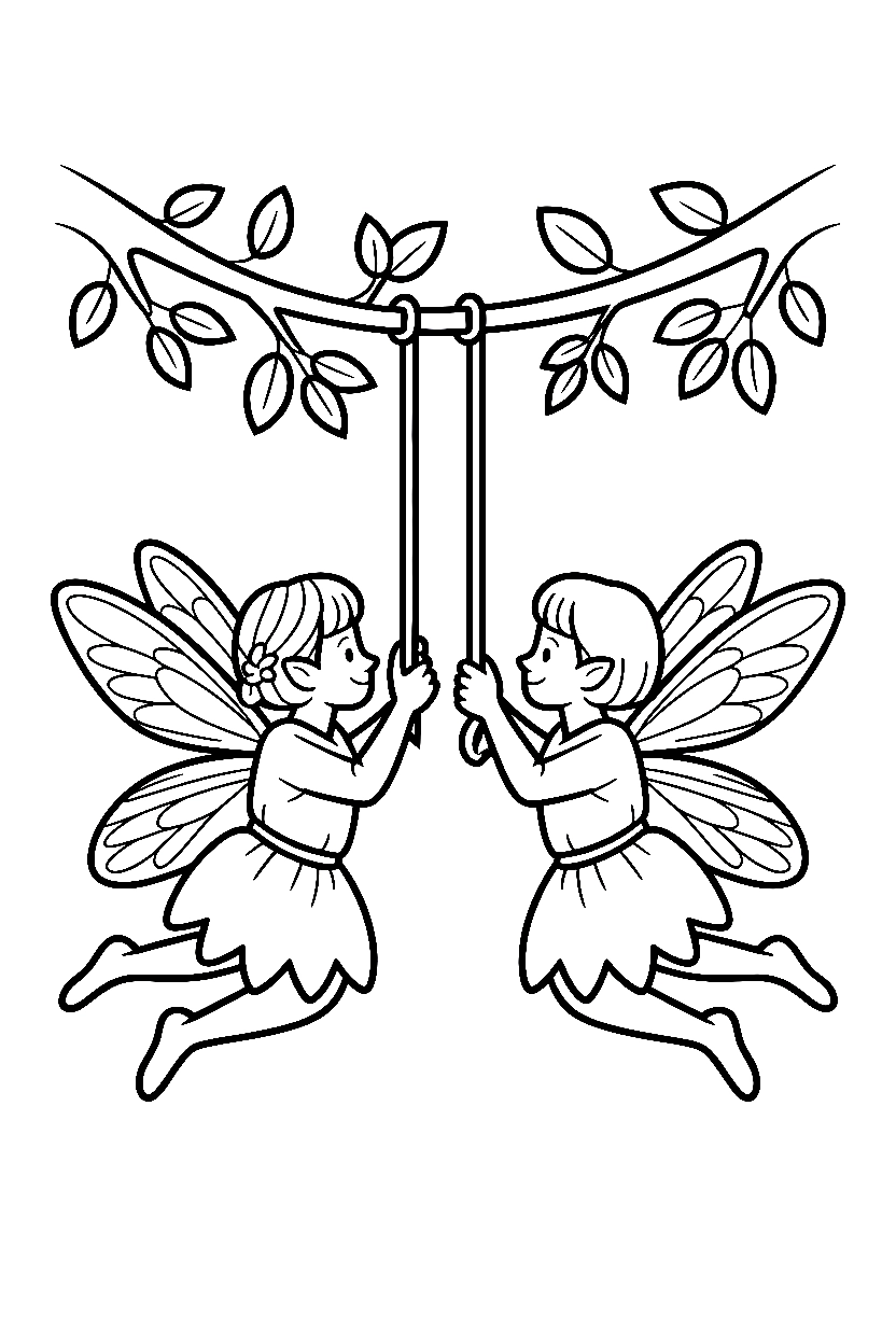 Fairy Coloring Pages