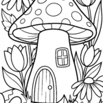 Mushroom Coloring Pages