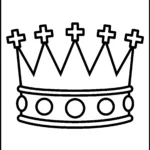 Crown Coloring Pages