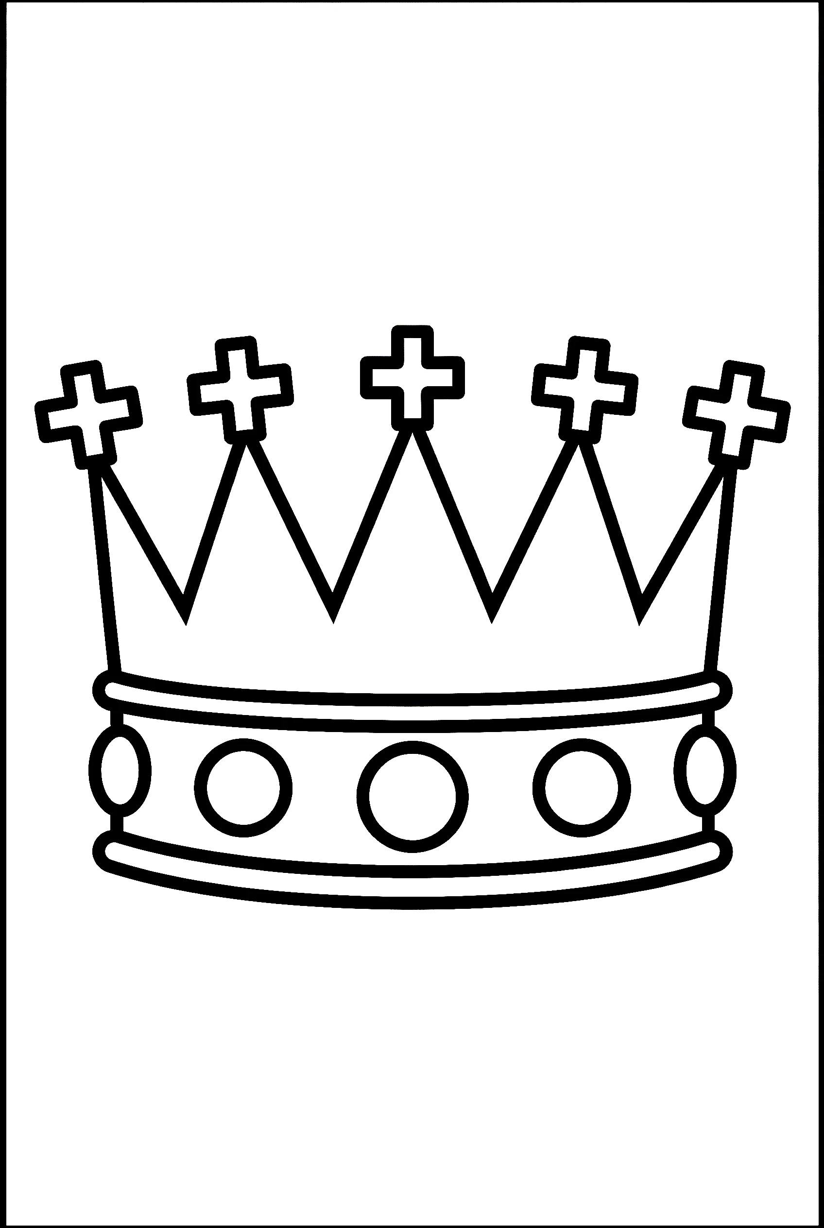 Crown Coloring Pages