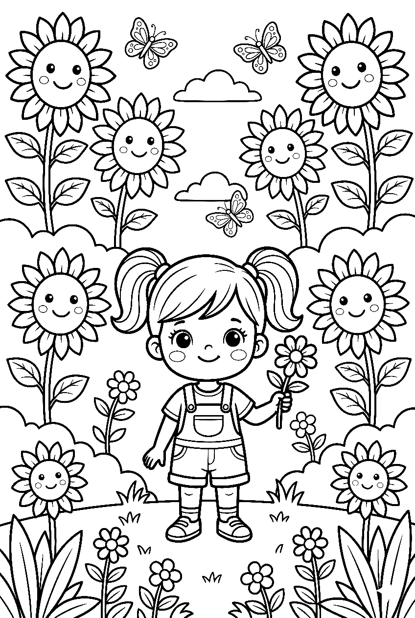 girl coloring pages