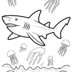 Shark Coloring Pages