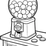 gumball-machine-on-counter-coloring-pages
