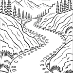 hiking-trail-mountain-switchbacks-coloring-pages