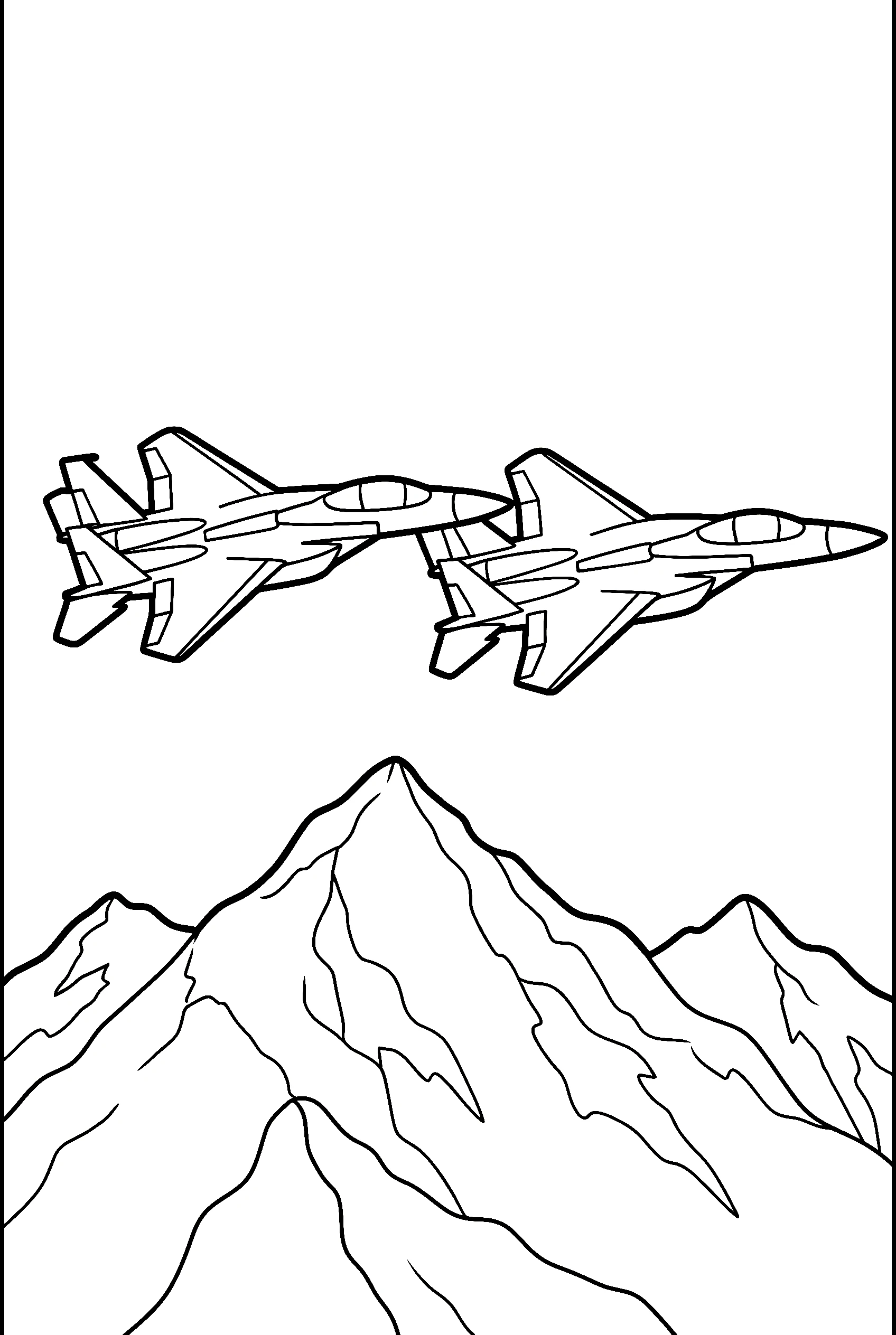 jets formation mountains coloring pages jets formation mountains coloring pages