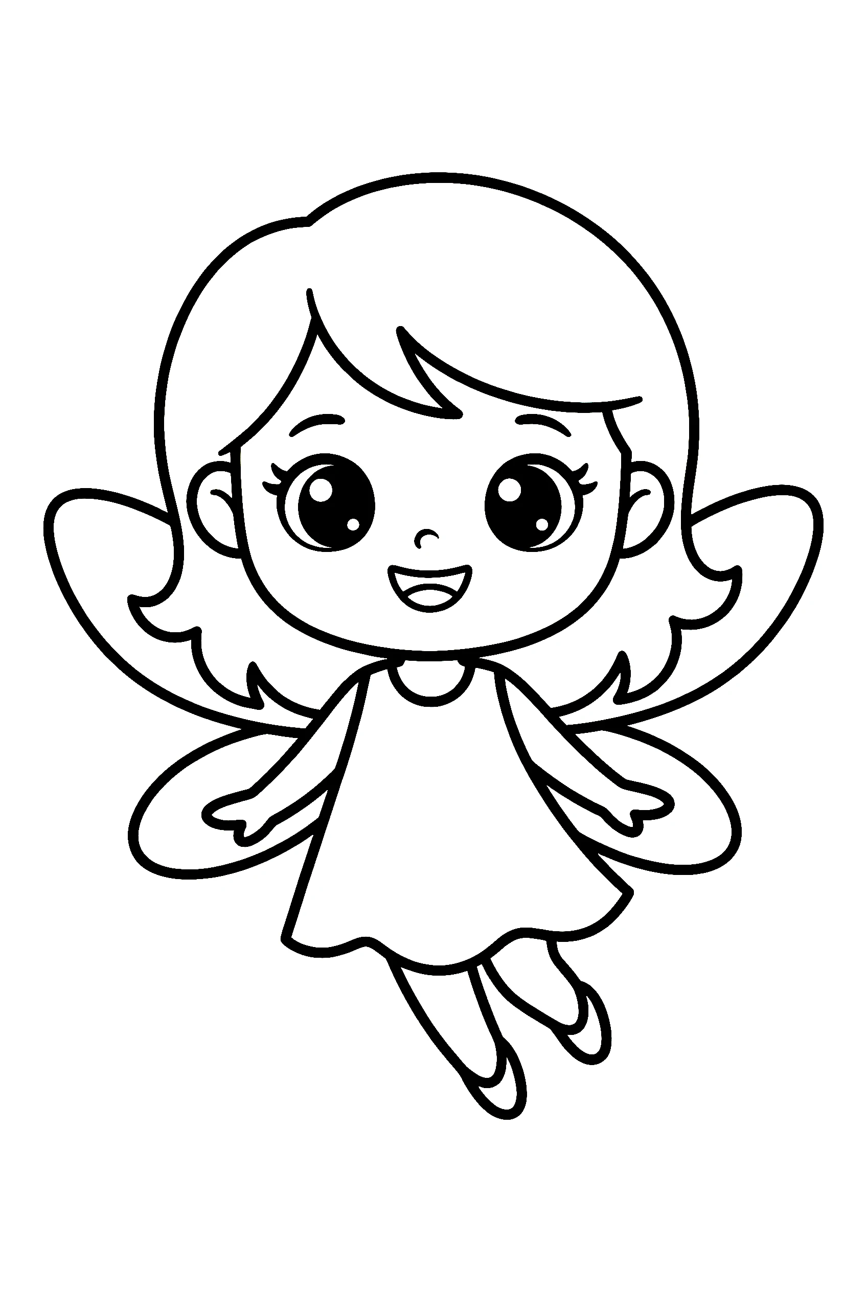 kawaii chibi fairy coloring pages kawaii chibi fairy coloring pages