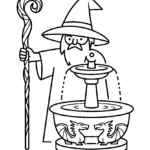 leaning-on-staff-wizard-fountain-coloring-pages