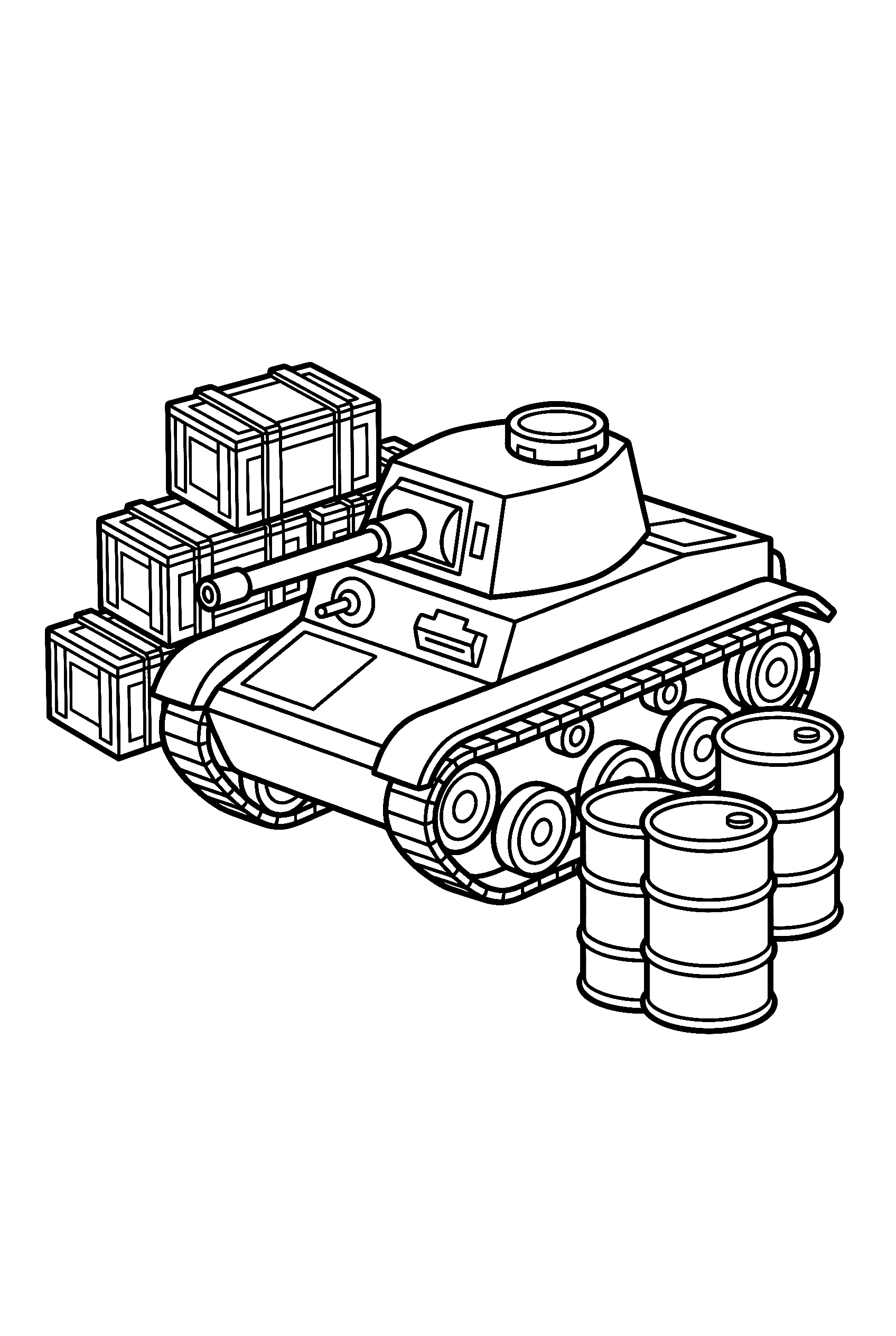 light tank supply area printable sheet
