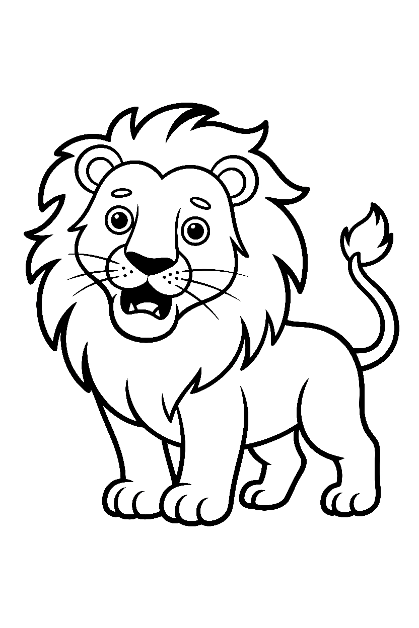 lion shaking mane motion coloring pages lion shaking mane motion coloring pages