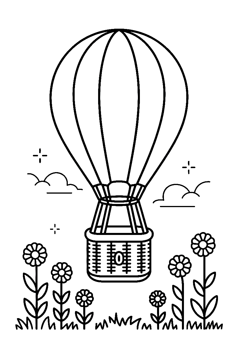 meadow clearing launch coloring pages