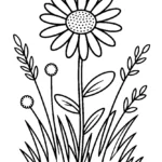meadow-patch-daisy-grass-printable-sheet
