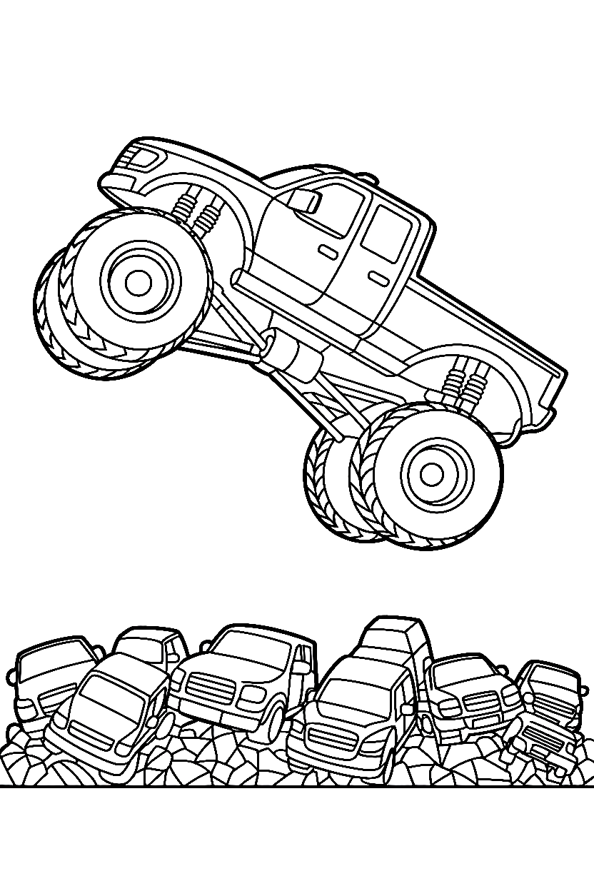 Monster Truck Coloring Pages