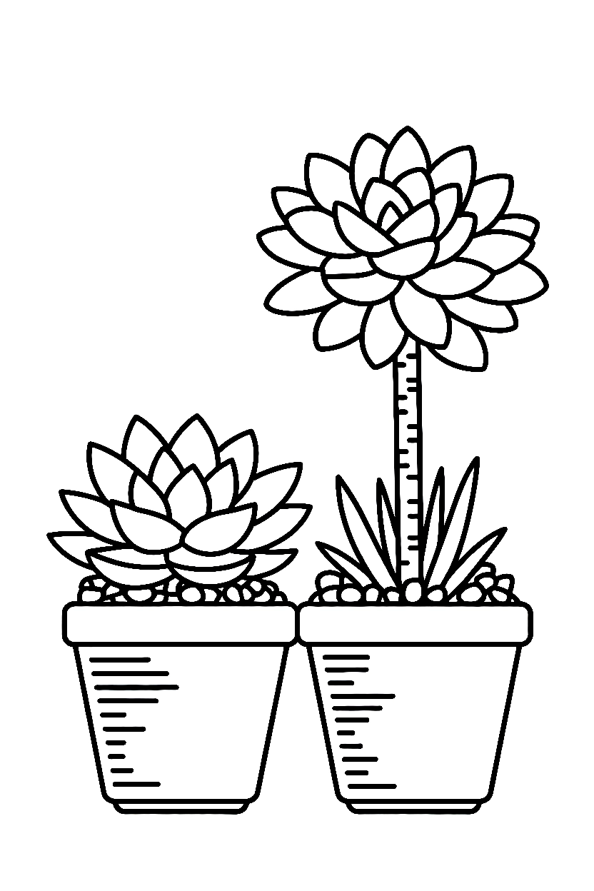 peeking succulent rosette cluster drawing peeking succulent rosette cluster drawing