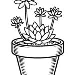peeking-succulent-textured-pot-coloring-pages