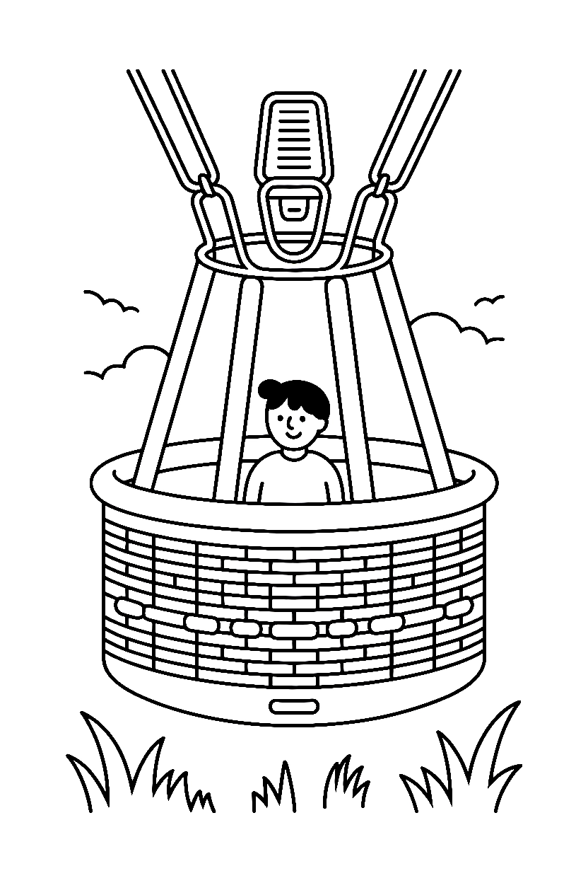 peeking through fog coloring pages