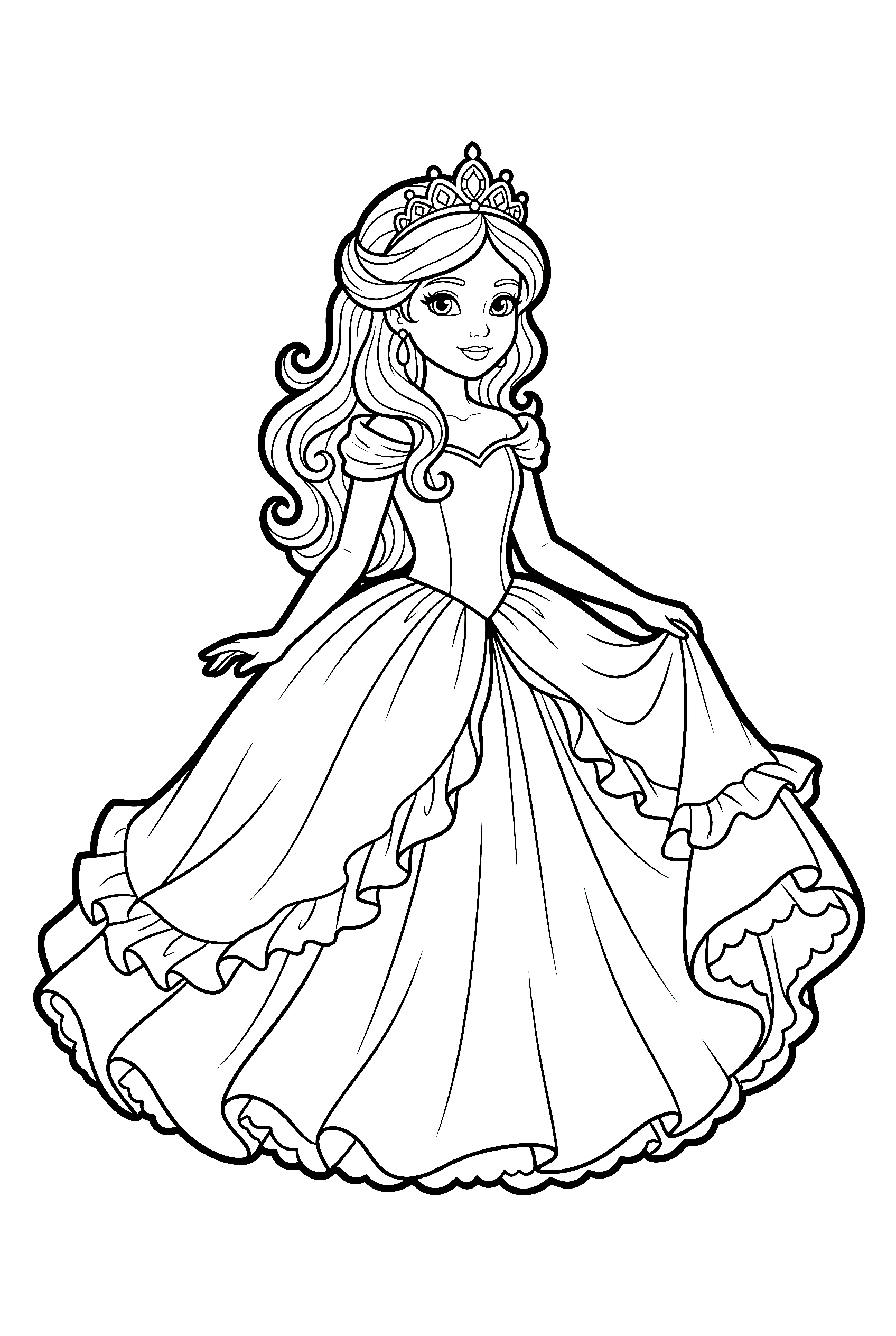 princess coloring pages