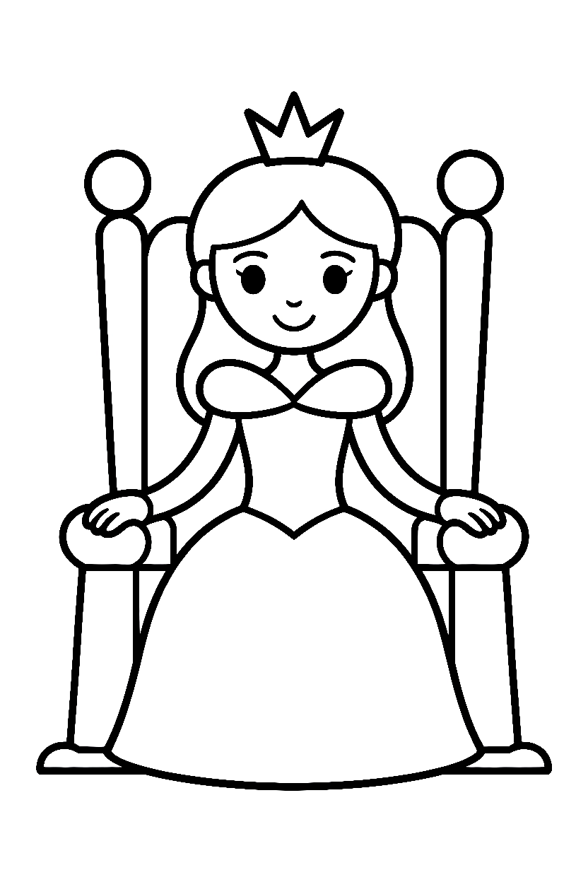 princess royal throne ceremony printable sheet