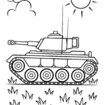 pulling-across-field-tank-printable-sheet