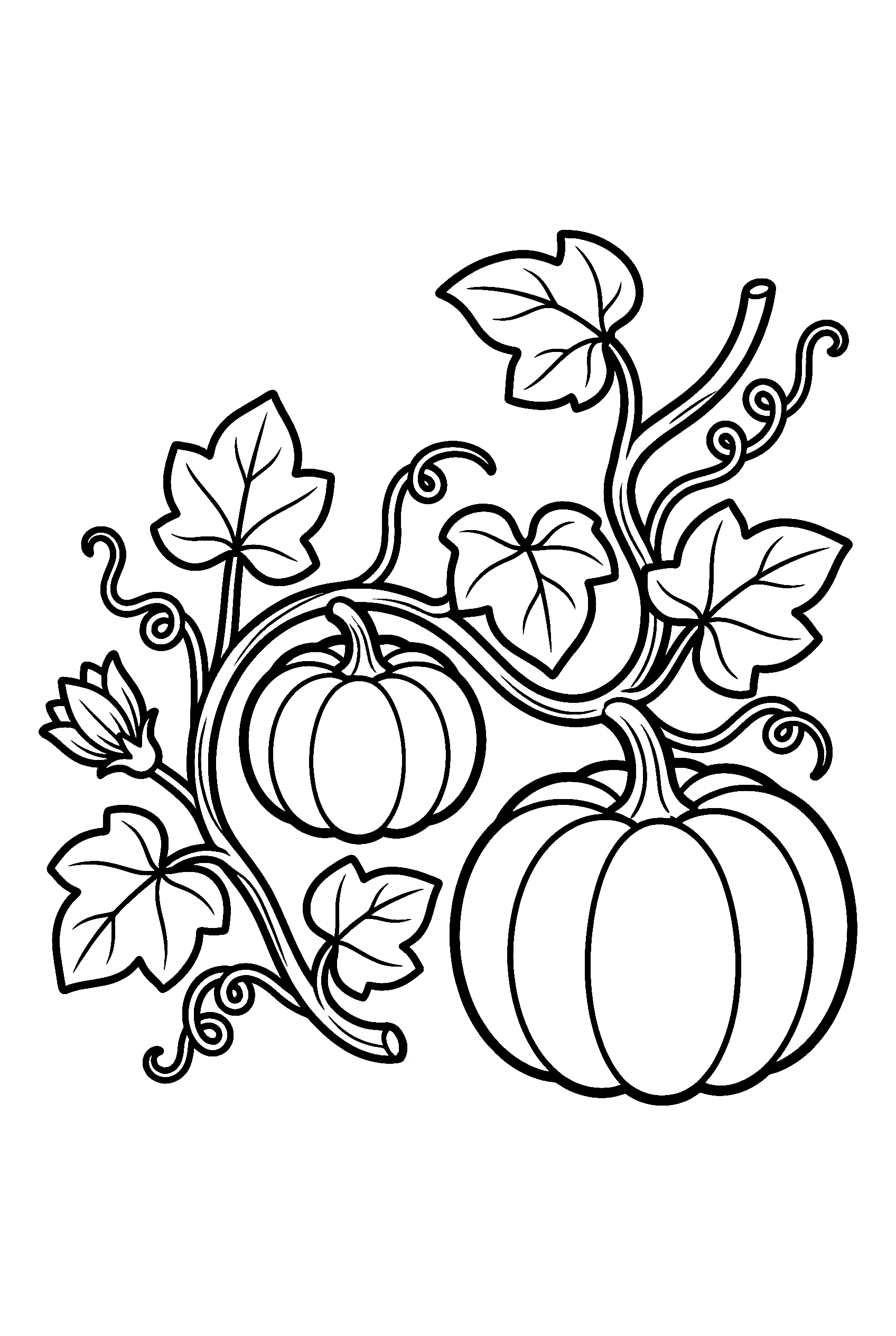 pumpkin growth progression vine printable sheet