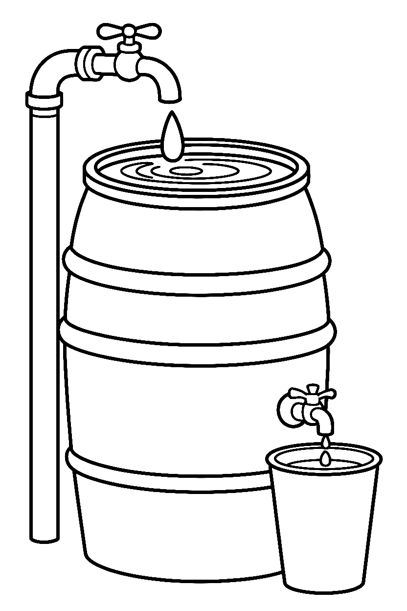 rain barrel downspout collection drawing rain barrel downspout collection drawing