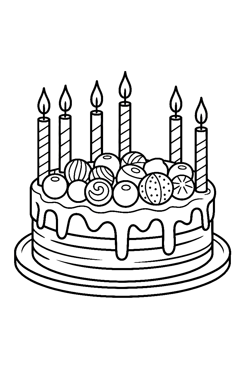 reaching across platter candy coloring pages