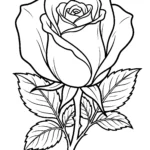 rose-bud-nature-printable-sheet