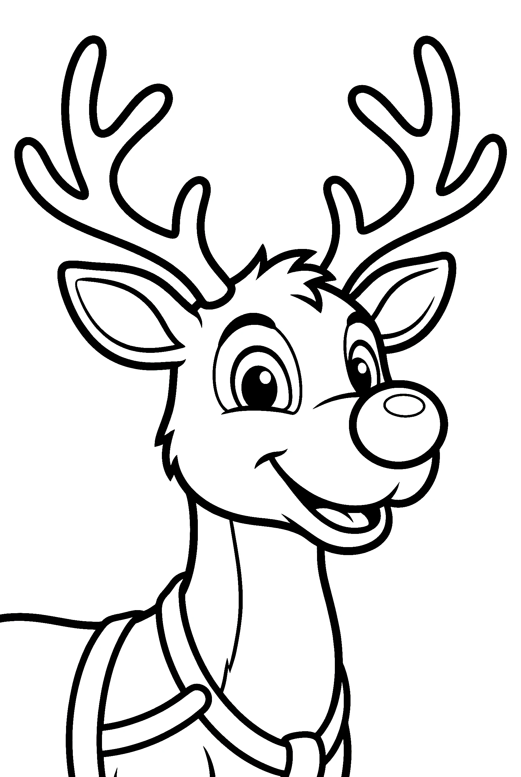 rudolph reindeer portrait printable sheet rudolph reindeer portrait printable sheet