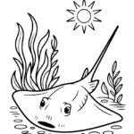 seagrass-bed-scene-drawing