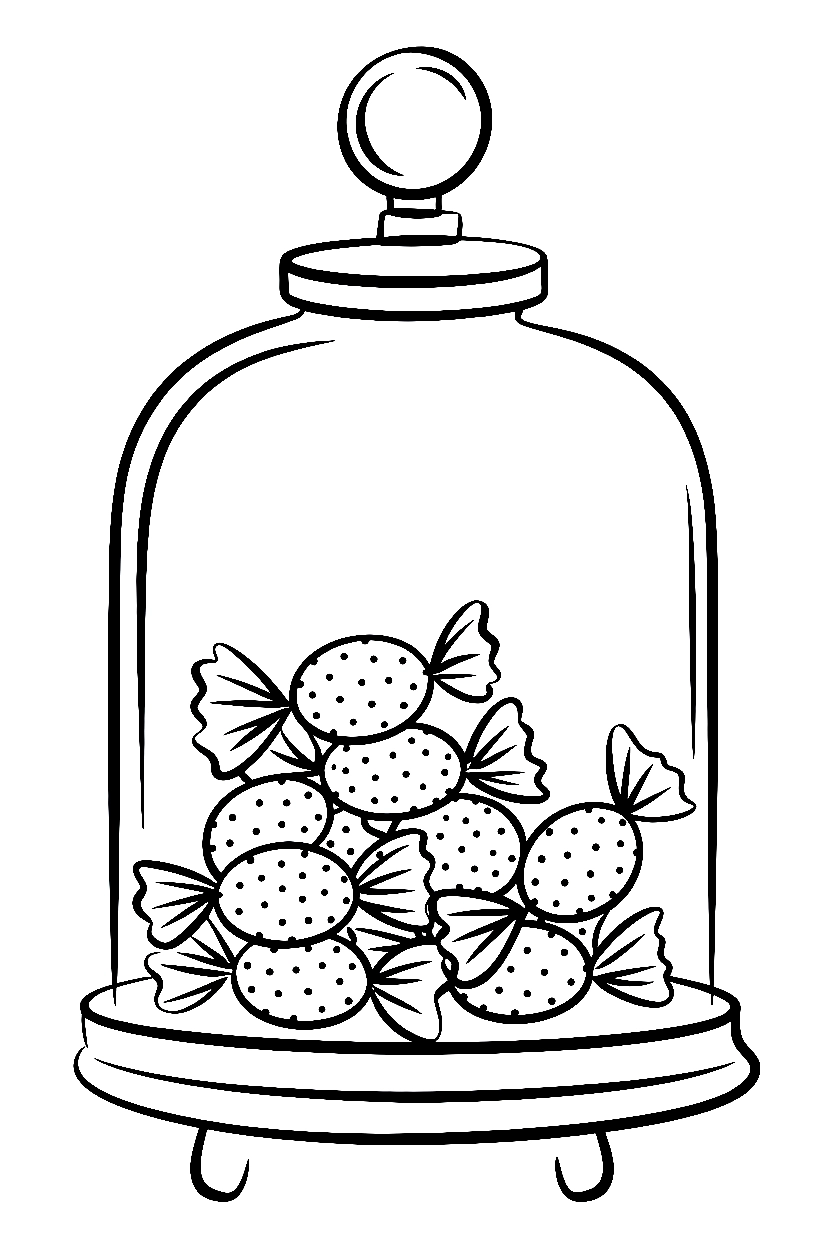 shop display candy case printable sheet