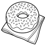 sprinkled-donut-on-napkin-drawing