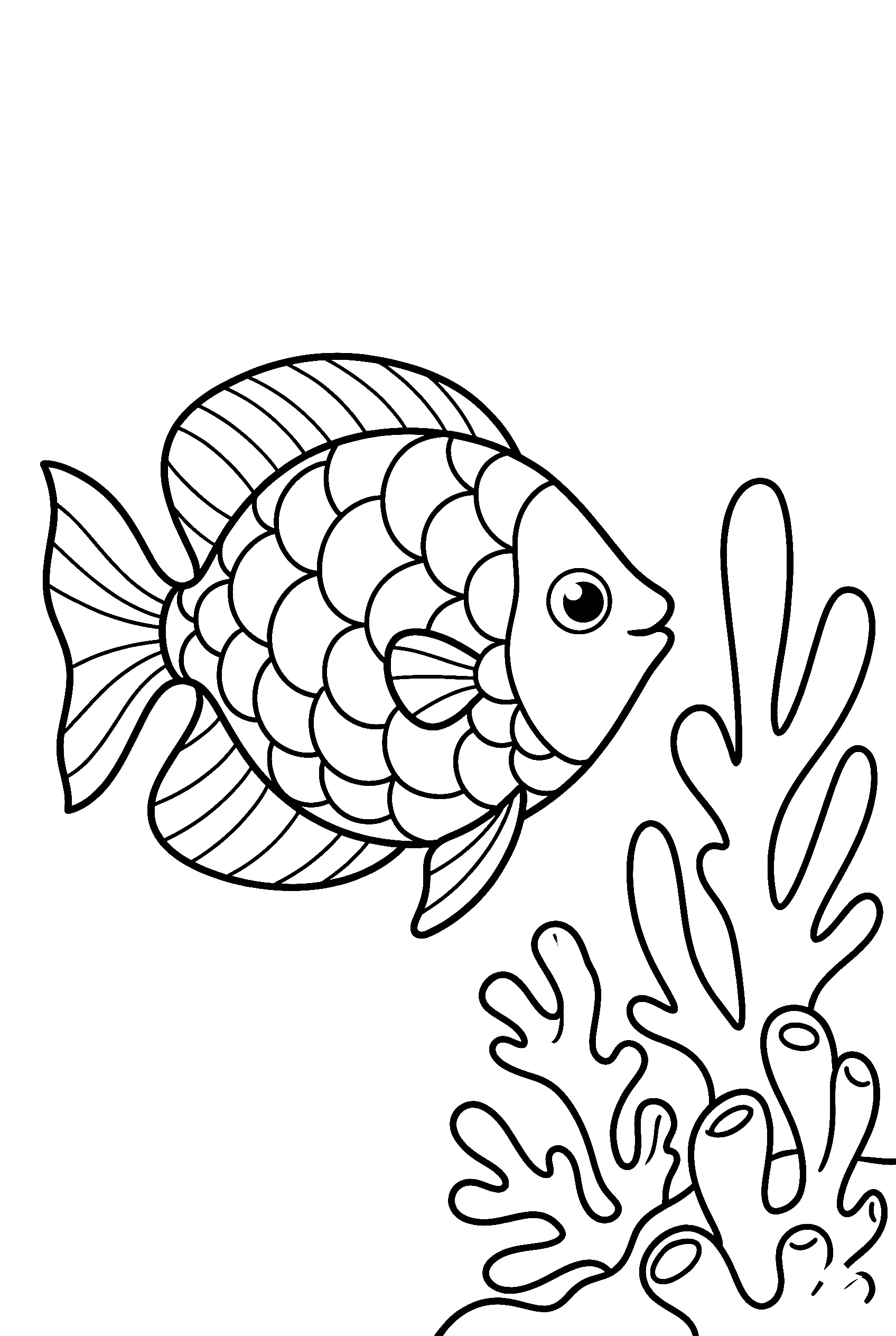 tropical fish coral reef coloring pages