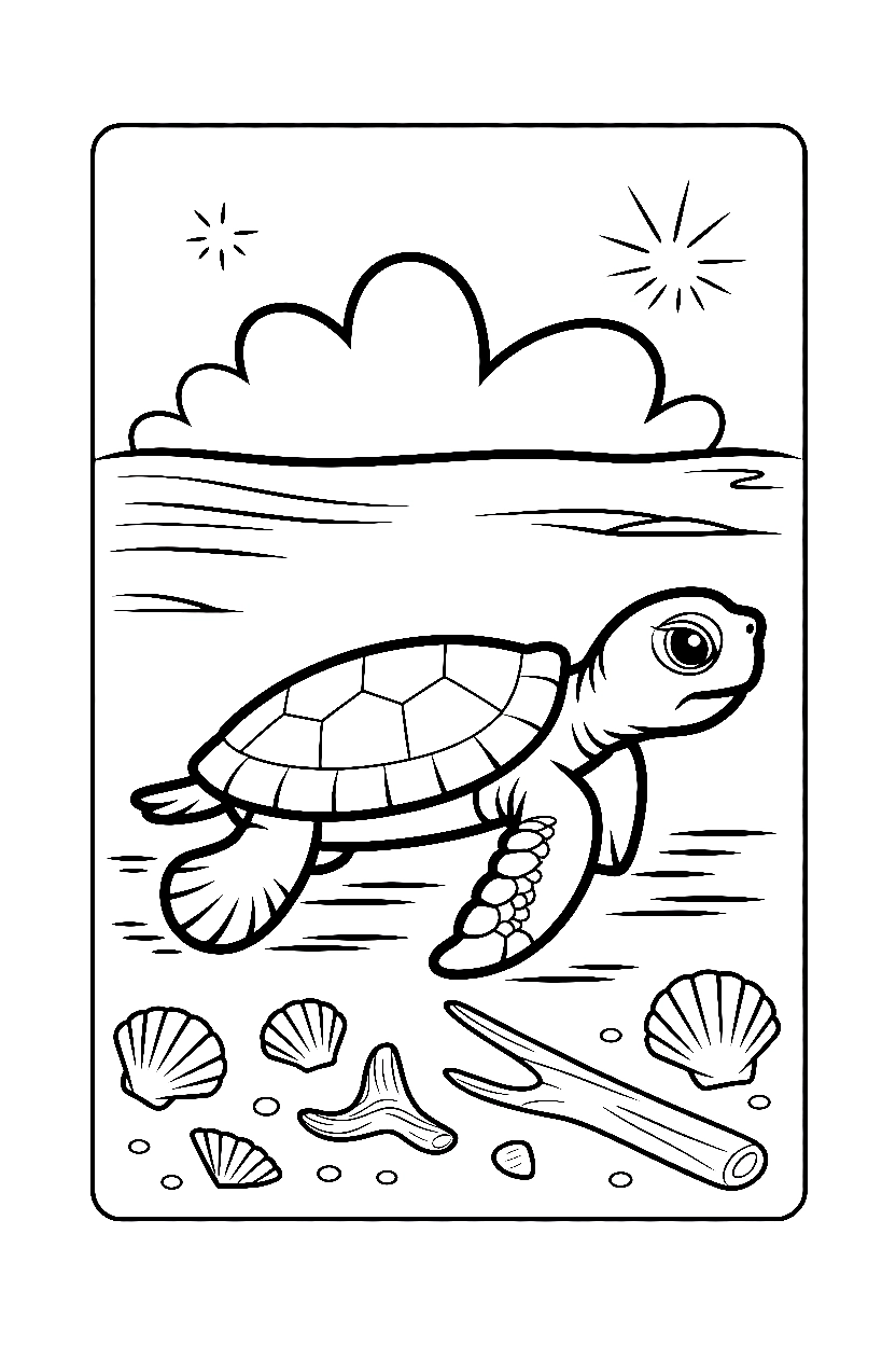 turtle beach hatchling printable sheet turtle beach hatchling printable sheet