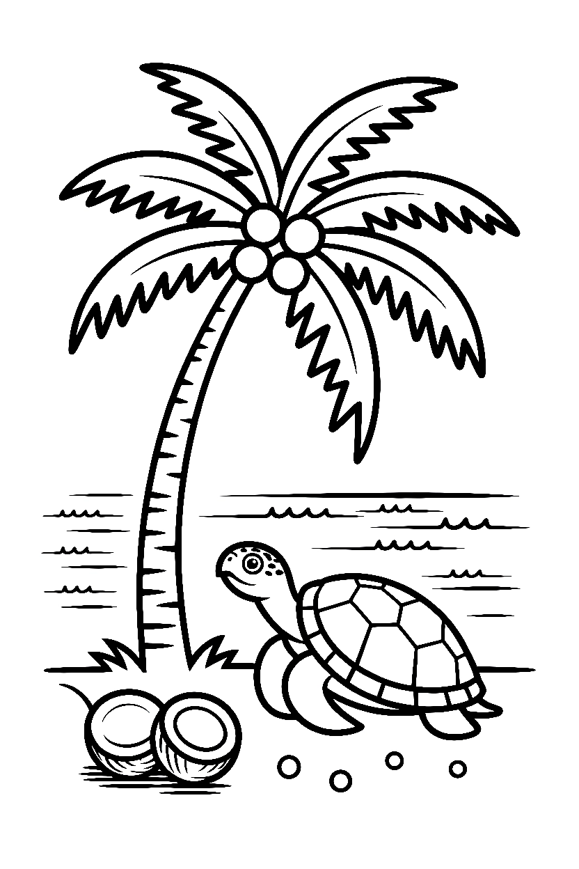 turtle tropical beach coloring pages turtle tropical beach coloring pages