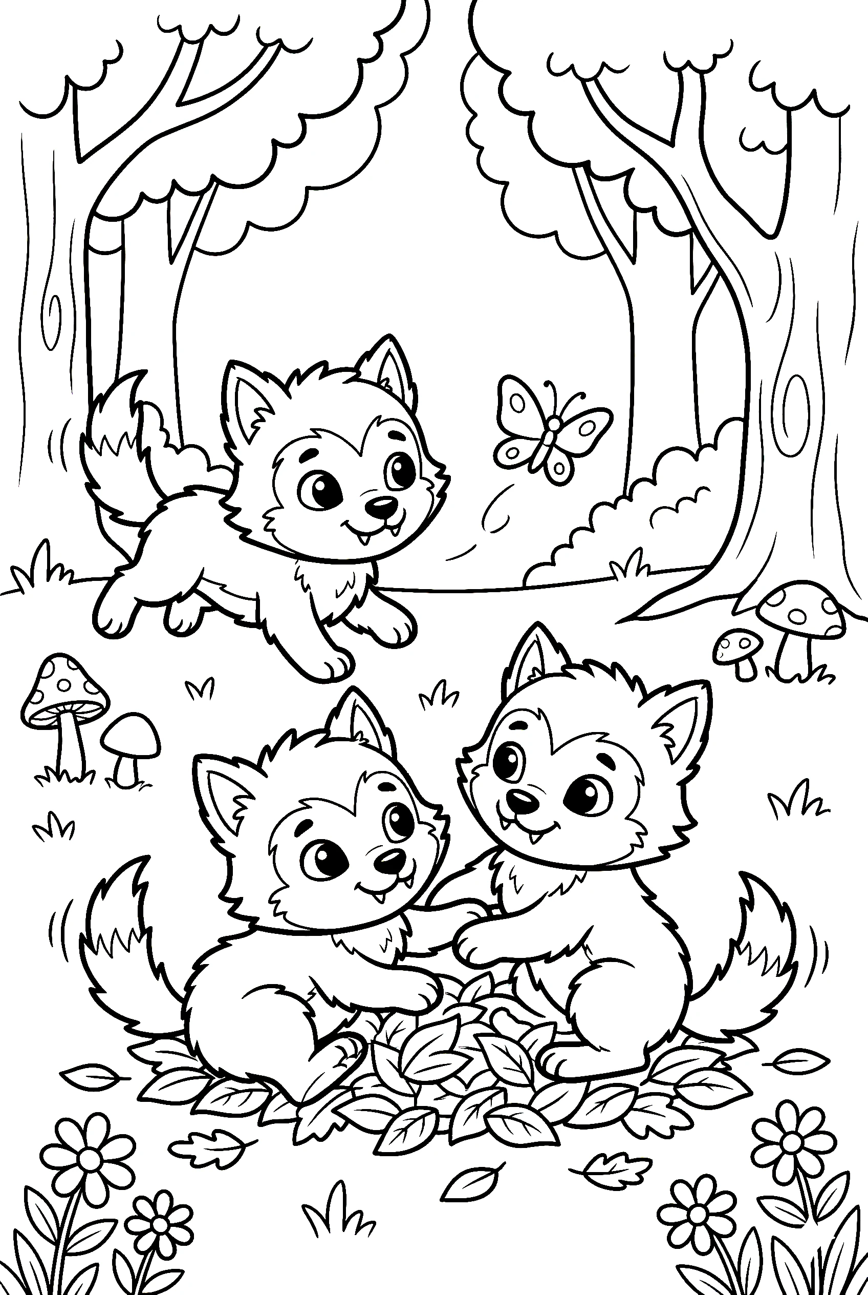 werewolf coloring pages